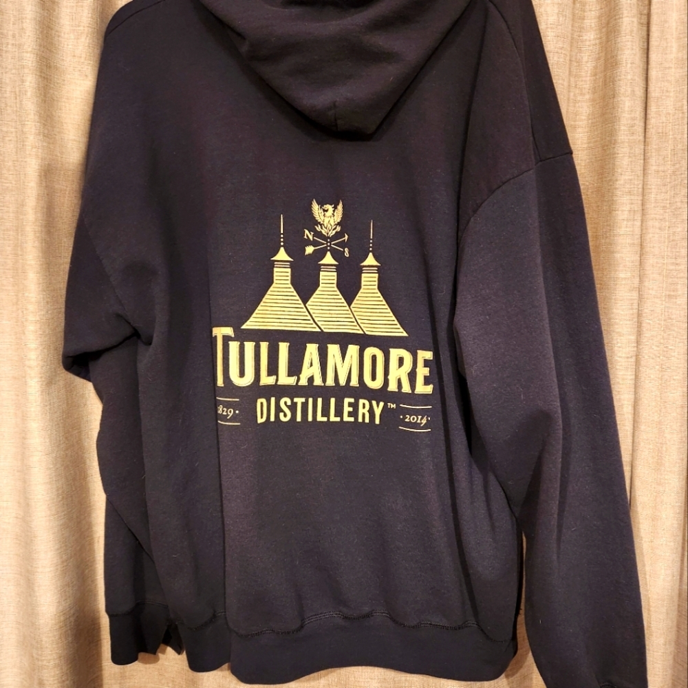 Tullamore distillery hoodie zip up